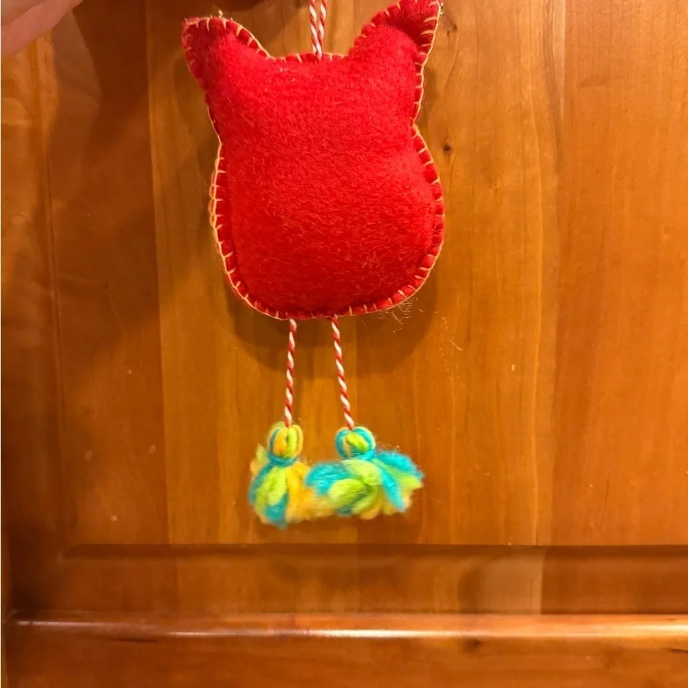 Pier 1 - Holiday Colorful Beaded 6.5 Owl Ornaments Christmas Tree Ornaments